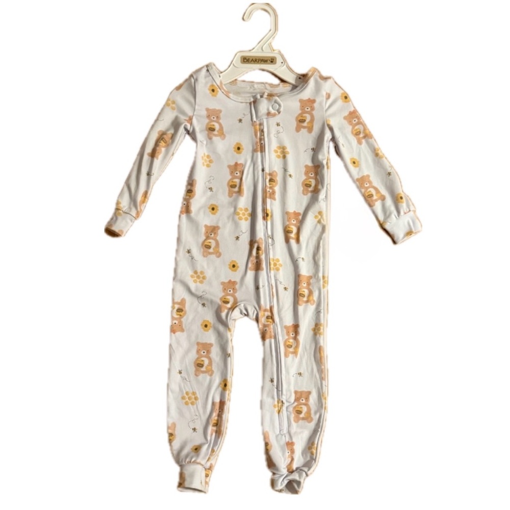 Bearpaw Baby Girl 1 Piece Pajama Outfit